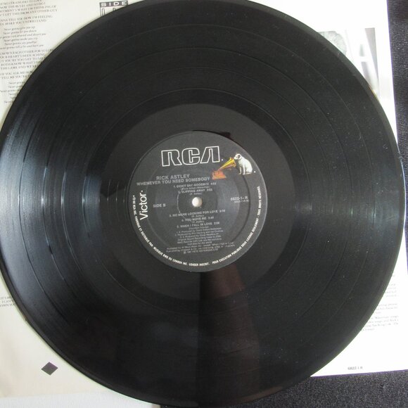 Rick Astley, Whenever You Need Somebody, 80s, Vintage, Vinyl, Album, Music - Picture 4 of 9